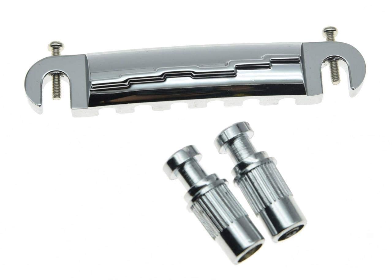 Amazon.com: Electric Guitar Wrap Around Bridge Tailpiece for Les